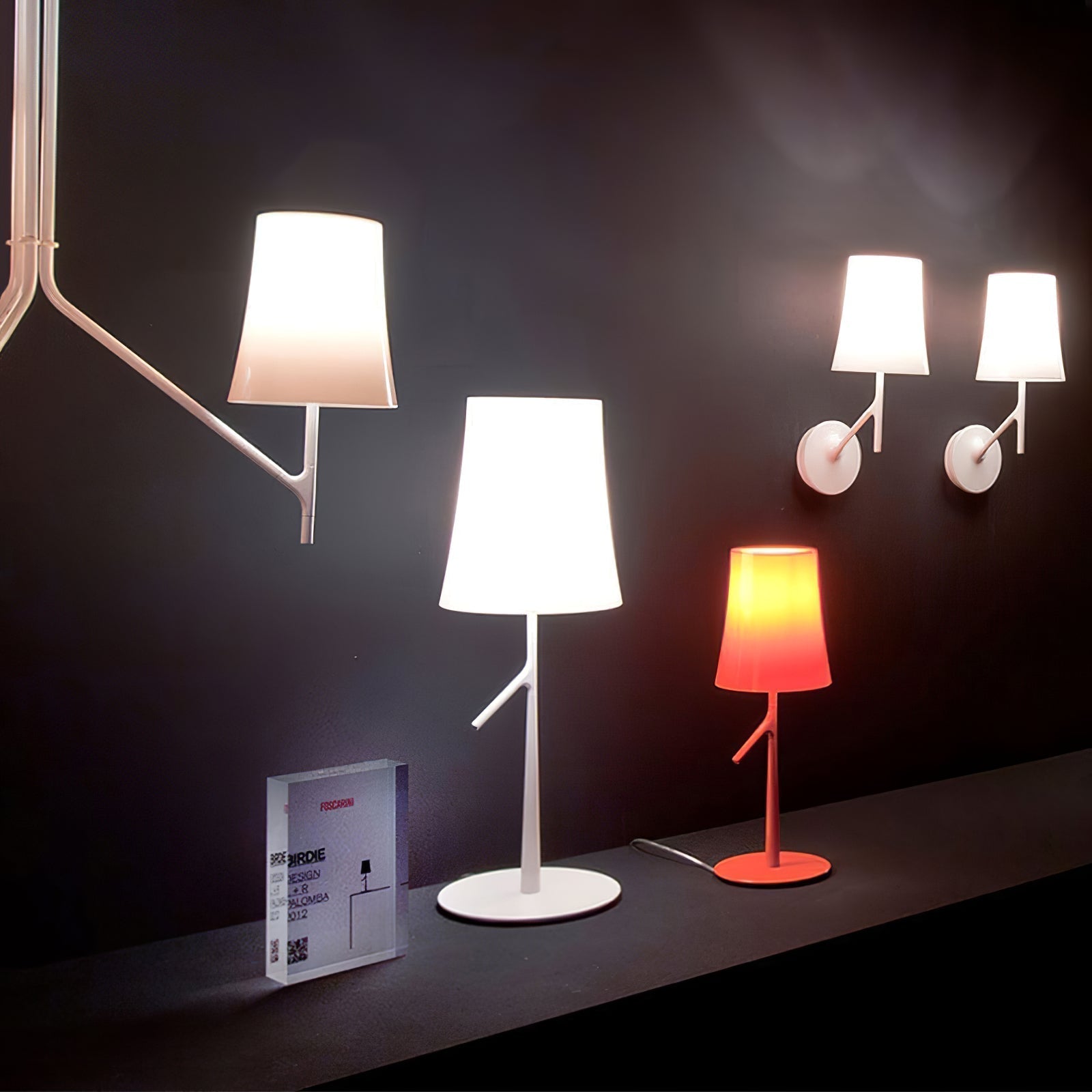 Birdie Table Lamp - Lamp Copper