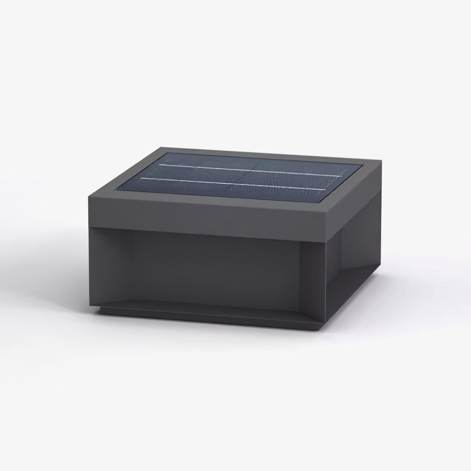 Black Box Outdoor Post Light - Lamp Copper