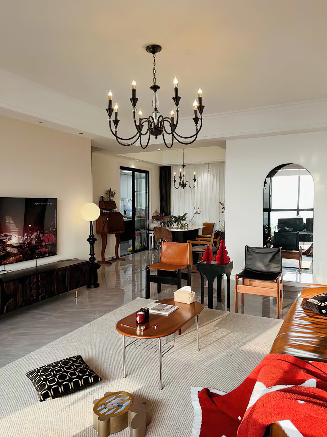 Noir Candelabra Chandelier - Blowlighting