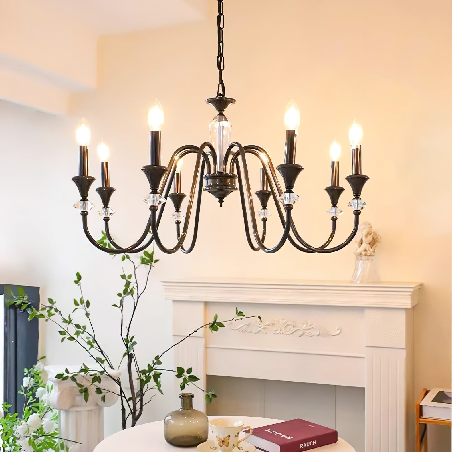Noir Candelabra Chandelier - Blowlighting