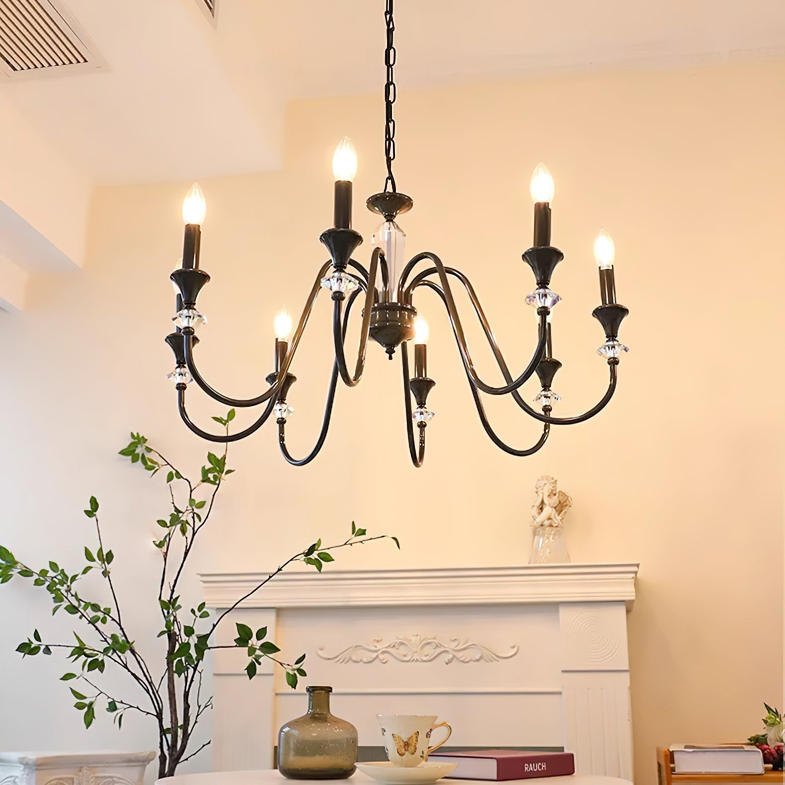 Noir Candelabra Chandelier - Blowlighting