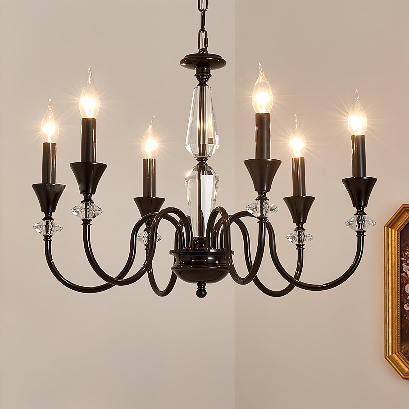 Noir Candelabra Chandelier - Blowlighting