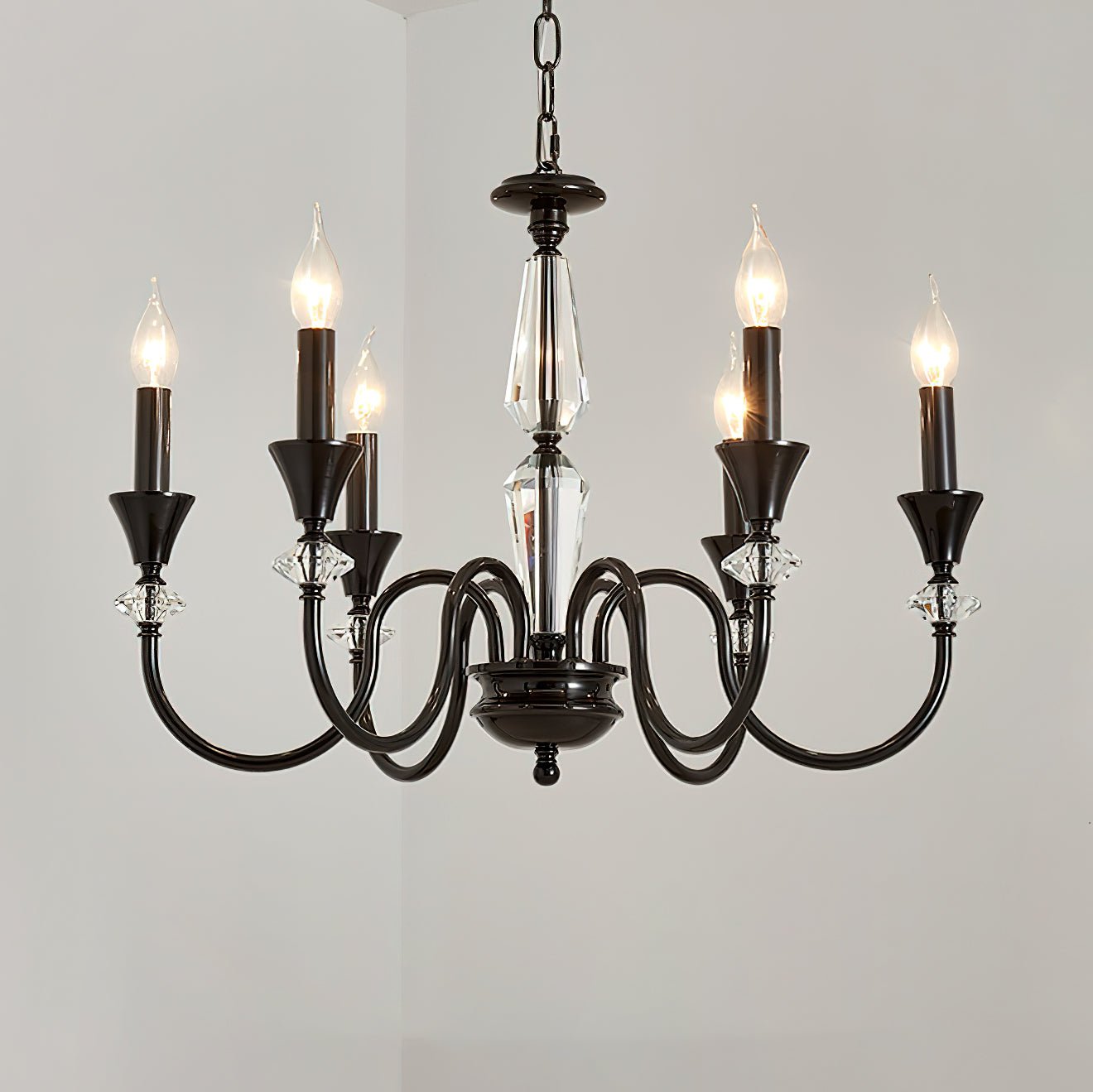 Noir Candelabra Chandelier - Blowlighting