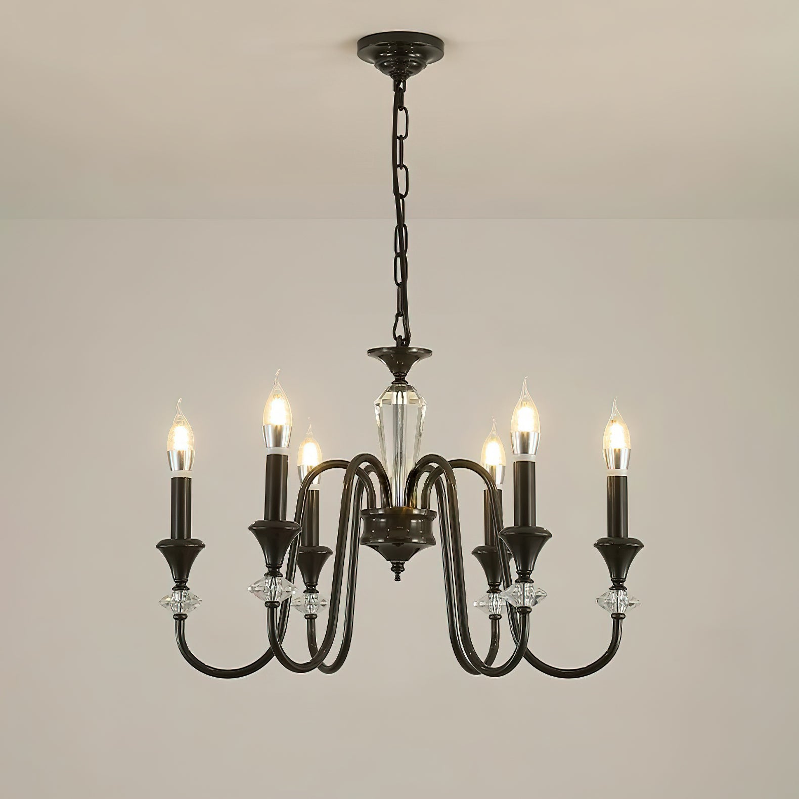 Noir Candelabra Chandelier - Blowlighting