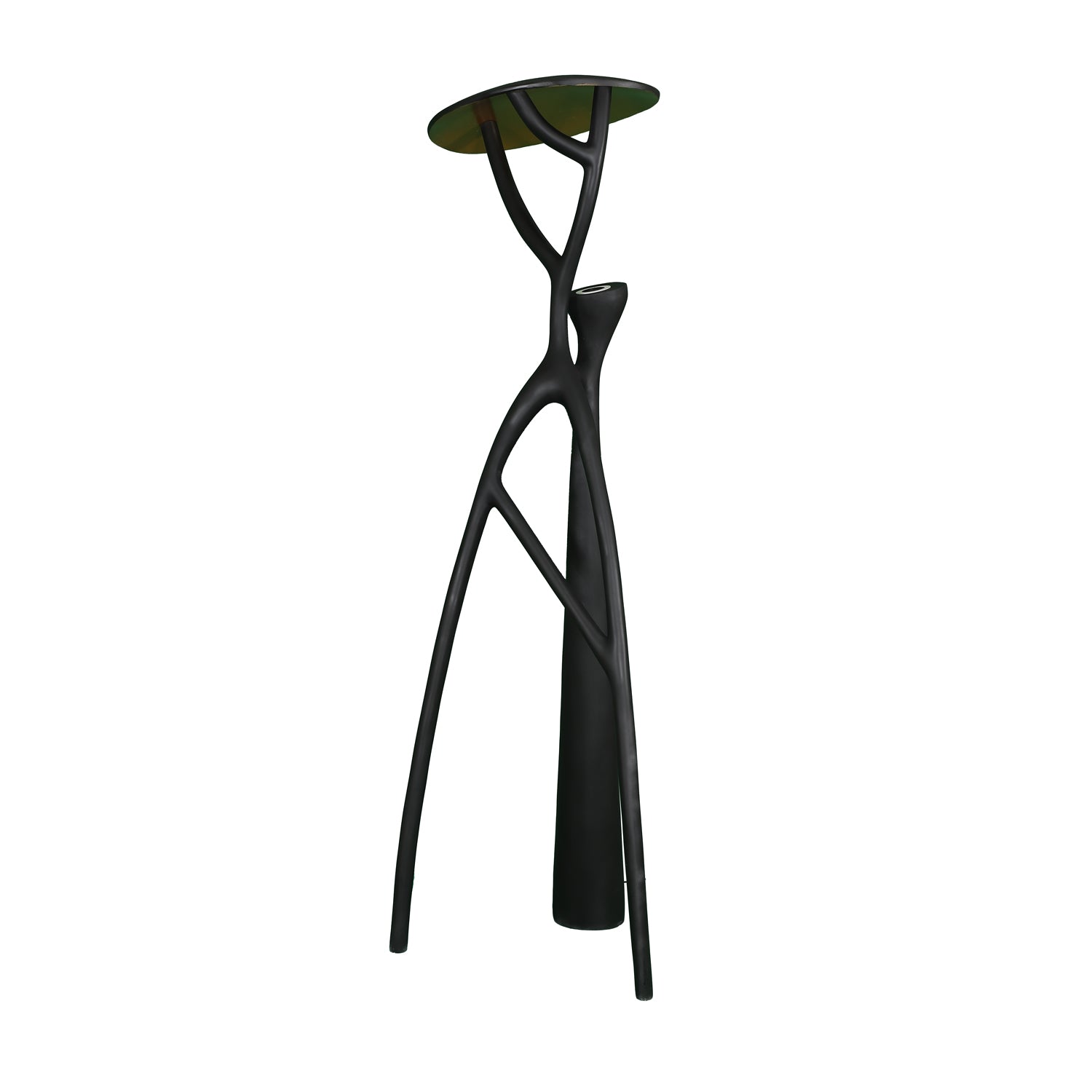Black Sculpture Floor Lamp - Lamp Copper