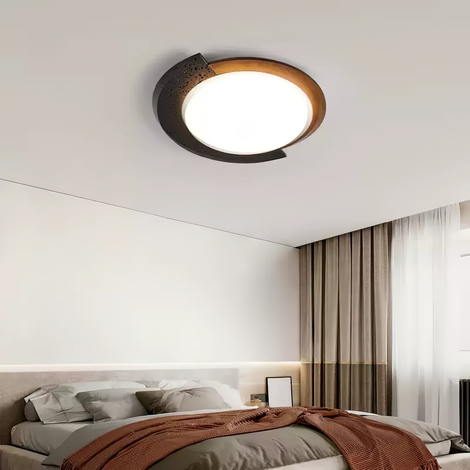 Ulvinor Asymmetrical Travertine Ceiling Light - Neutralighting