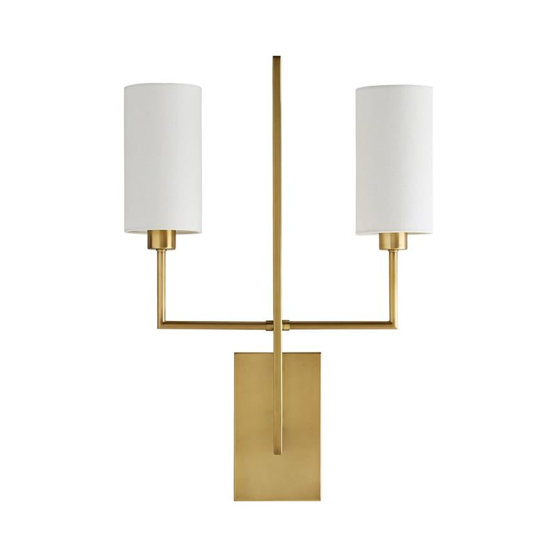 Qvistuvyj Modern Minimalist Metal Fabric Wall Lamp - Lamp Copper