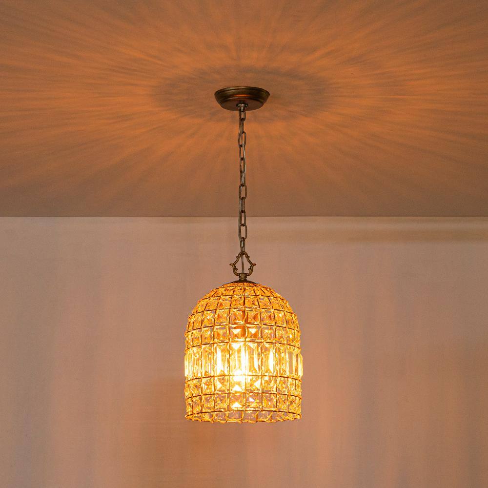 Sifuvyj Postmodern Luxury Crystal Pendant Lamp - Lamp Copper