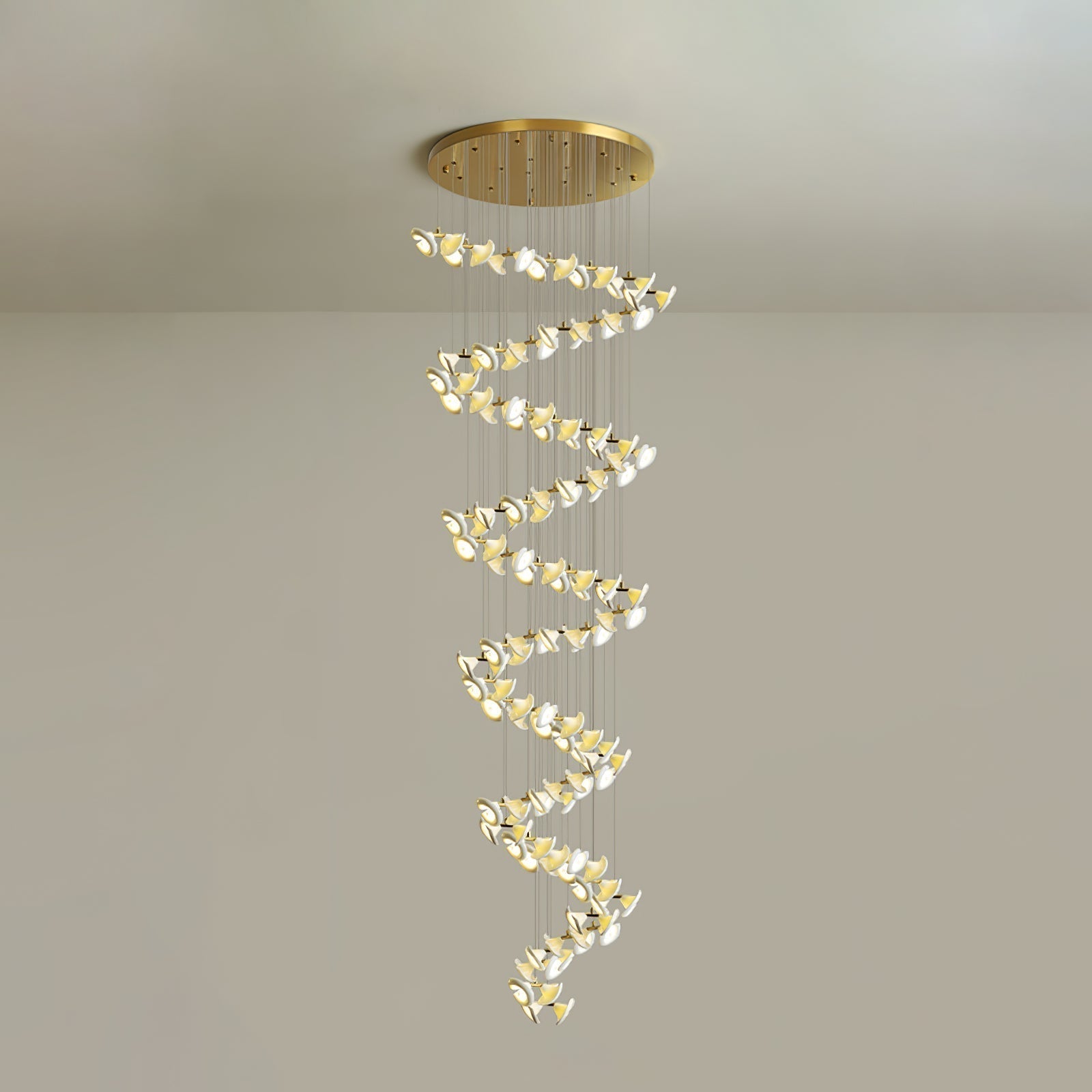 Ernoreth Art Deco Ceramic Chandelier - Blowlighting