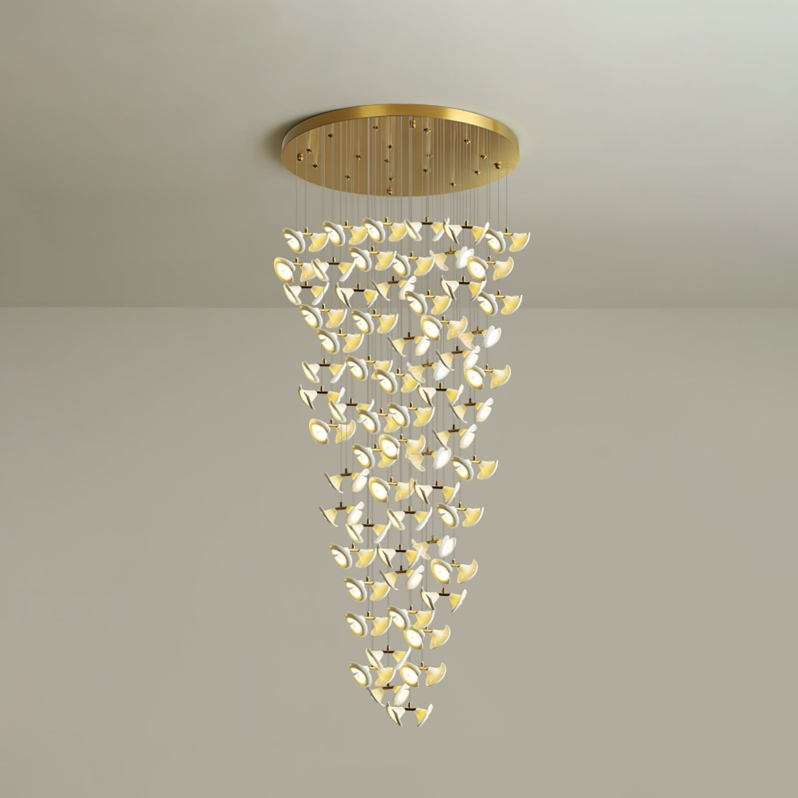 Ernoreth Art Deco Ceramic Chandelier - Blowlighting