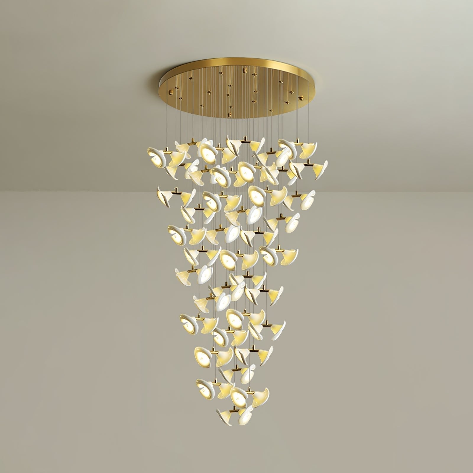 Ernoreth Art Deco Ceramic Chandelier - Blowlighting