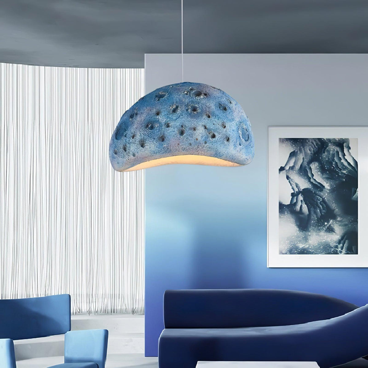 Mydorel Modern Minimalist Planet Metal Plastic Pendant Lamp - Blowlighting