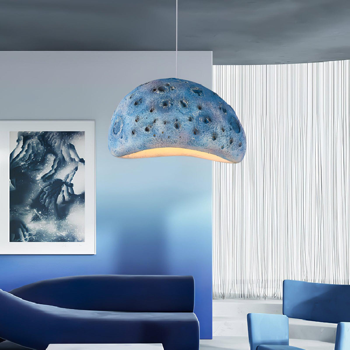 Mydorel Modern Minimalist Planet Metal Plastic Pendant Lamp - Blowlighting