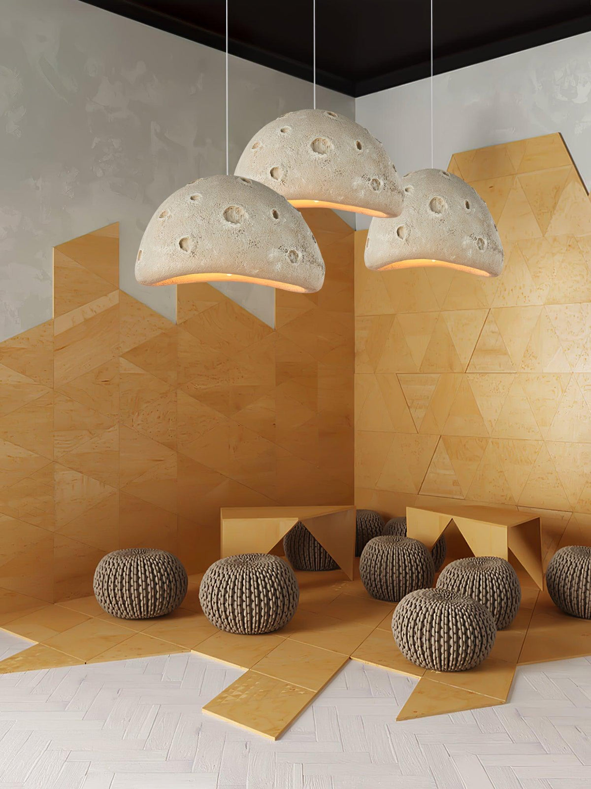 Mydorel Modern Minimalist Planet Metal Plastic Pendant Lamp - Blowlighting