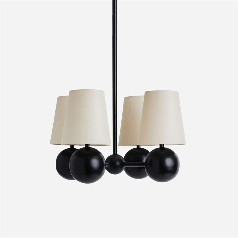 Aevuvyj Premium Elegance Brass Fabric Metal Chandelier - Lamp Copper