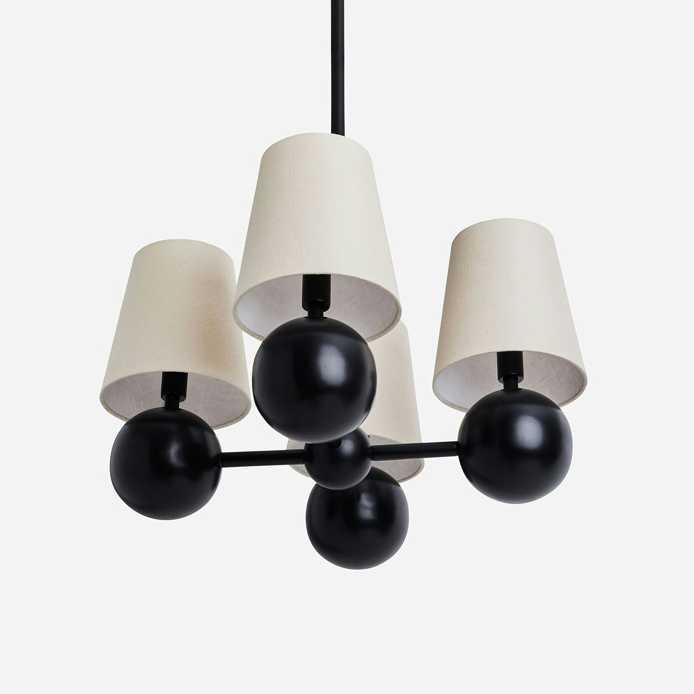 Aevuvyj Premium Elegance Brass Fabric Metal Chandelier - Lamp Copper