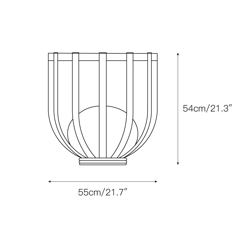 Bols Garden Outdoor Lamp - Lamp Copper