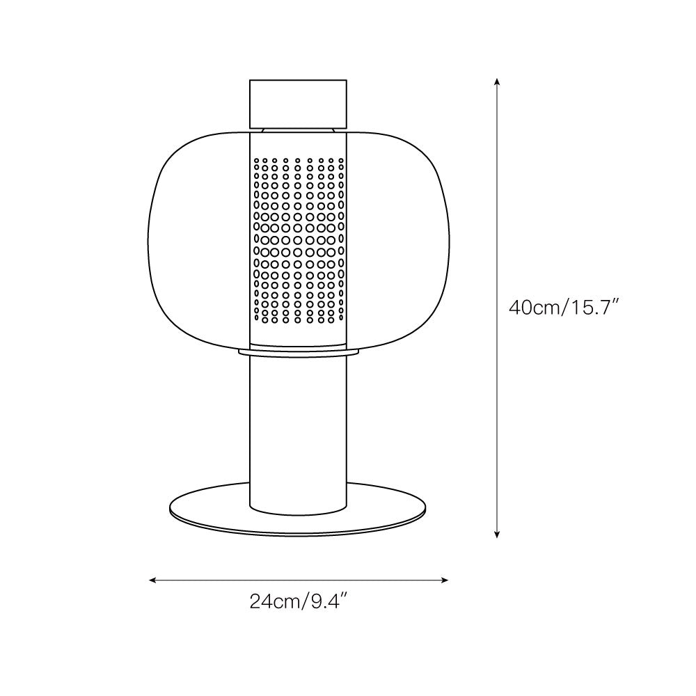 Bonbori Table Lamp - Lamp Copper