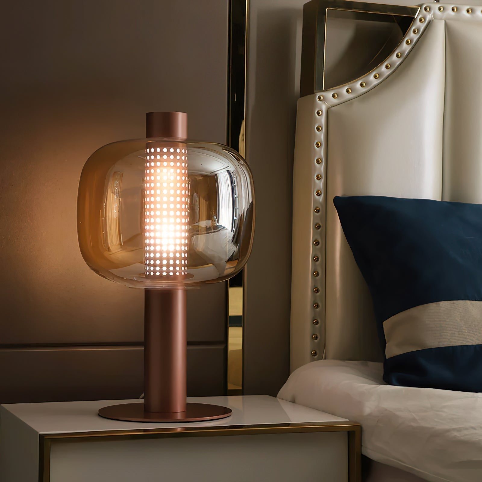 Bonbori Table Lamp - Lamp Copper