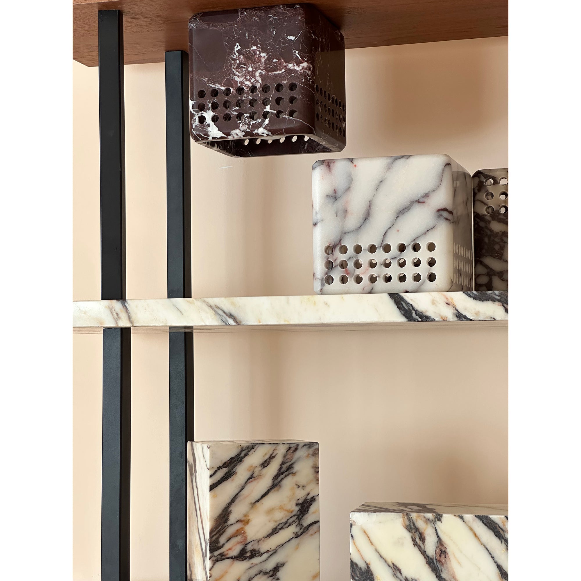 Bond Modern Minimalist Marble Ceiling Lamp - Lamp Copper