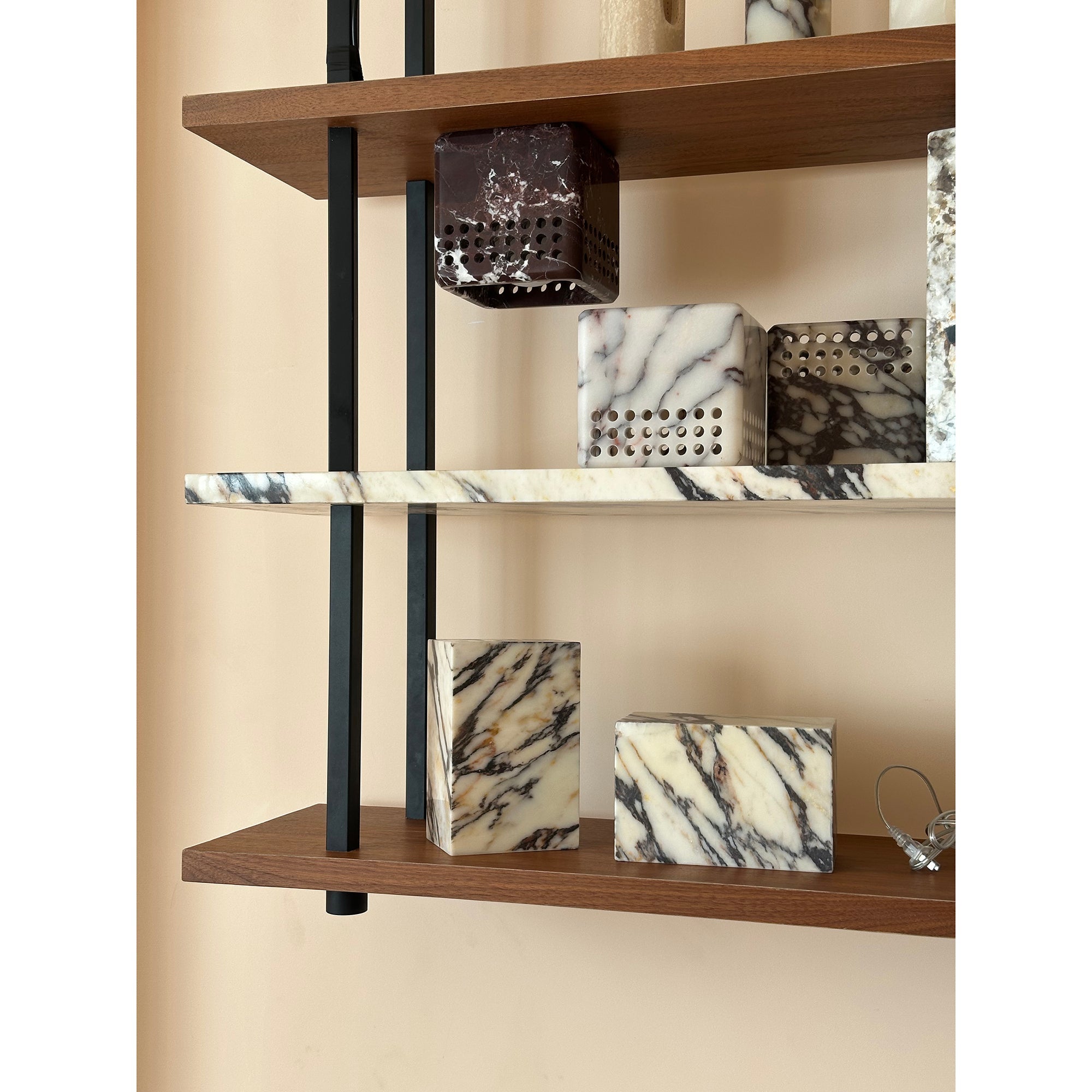 Bond Modern Minimalist Marble Ceiling Lamp - Lamp Copper