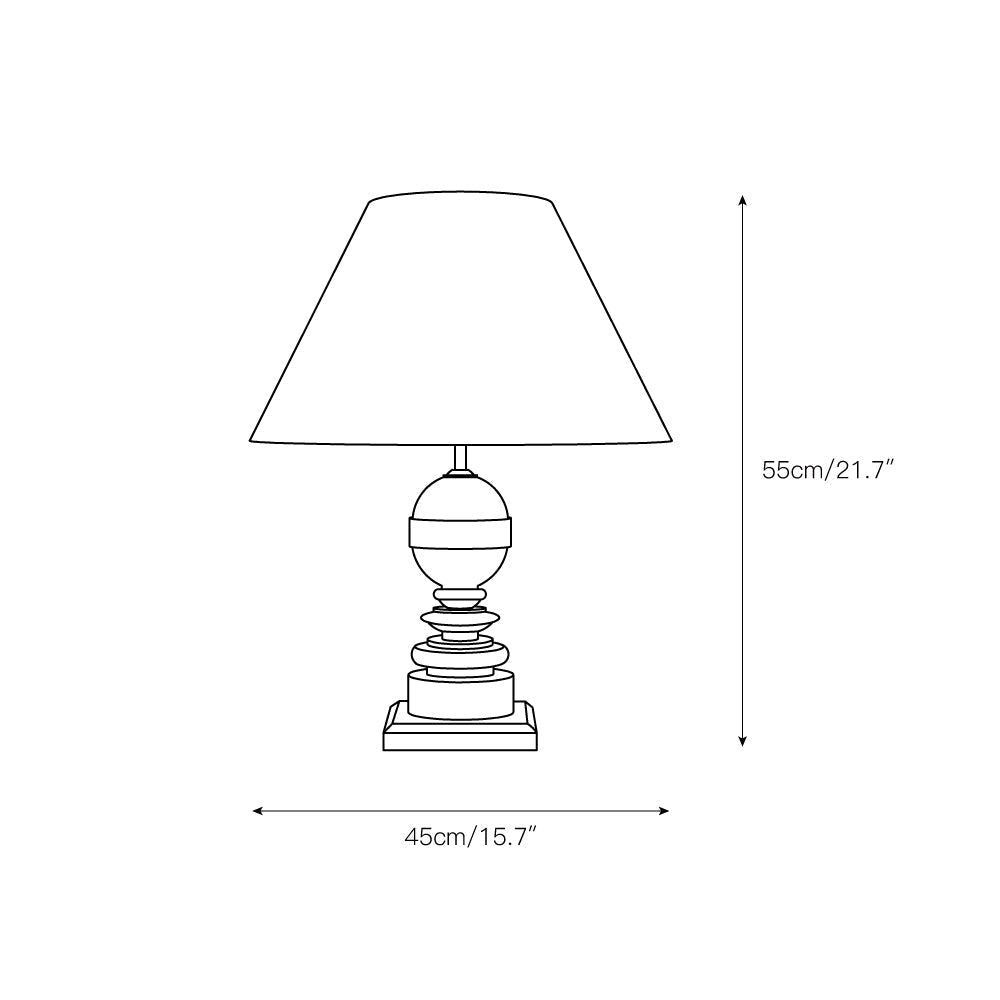 Borealis Table Lamp - Lamp Copper