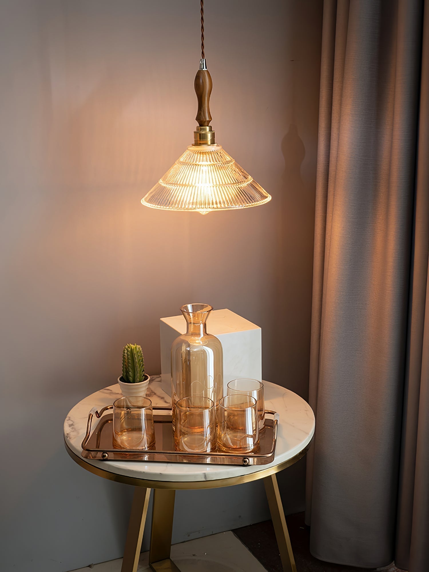 Vintage Ripple Pendant Lamp - Blowlighting