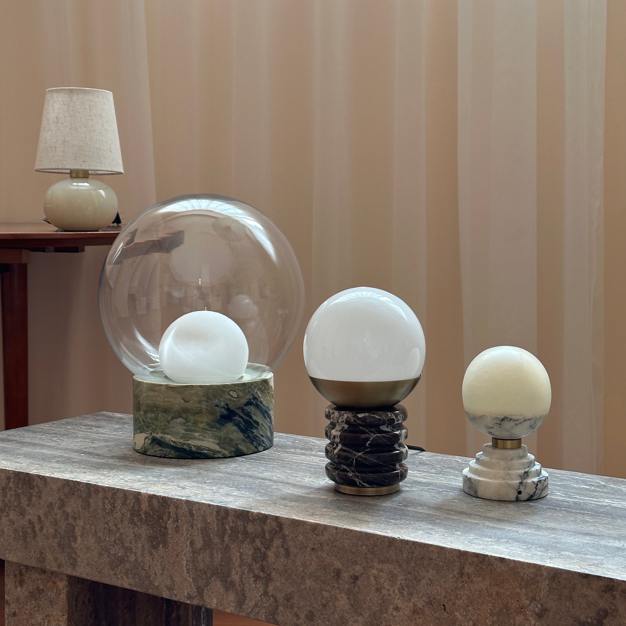 Boule Table Lamp - Lamp Copper