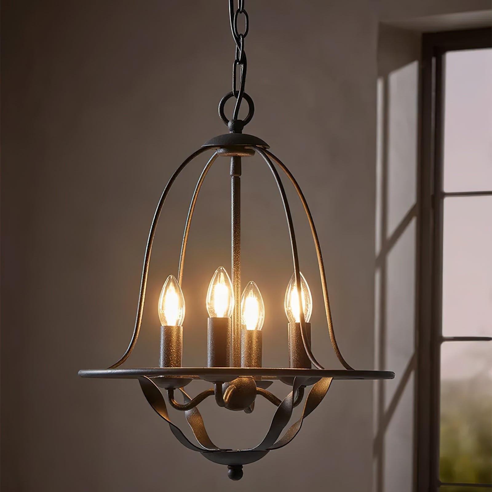 Luxnova Vintage Industrial Premium Metal Pendant Lamp - Lamp Copper
