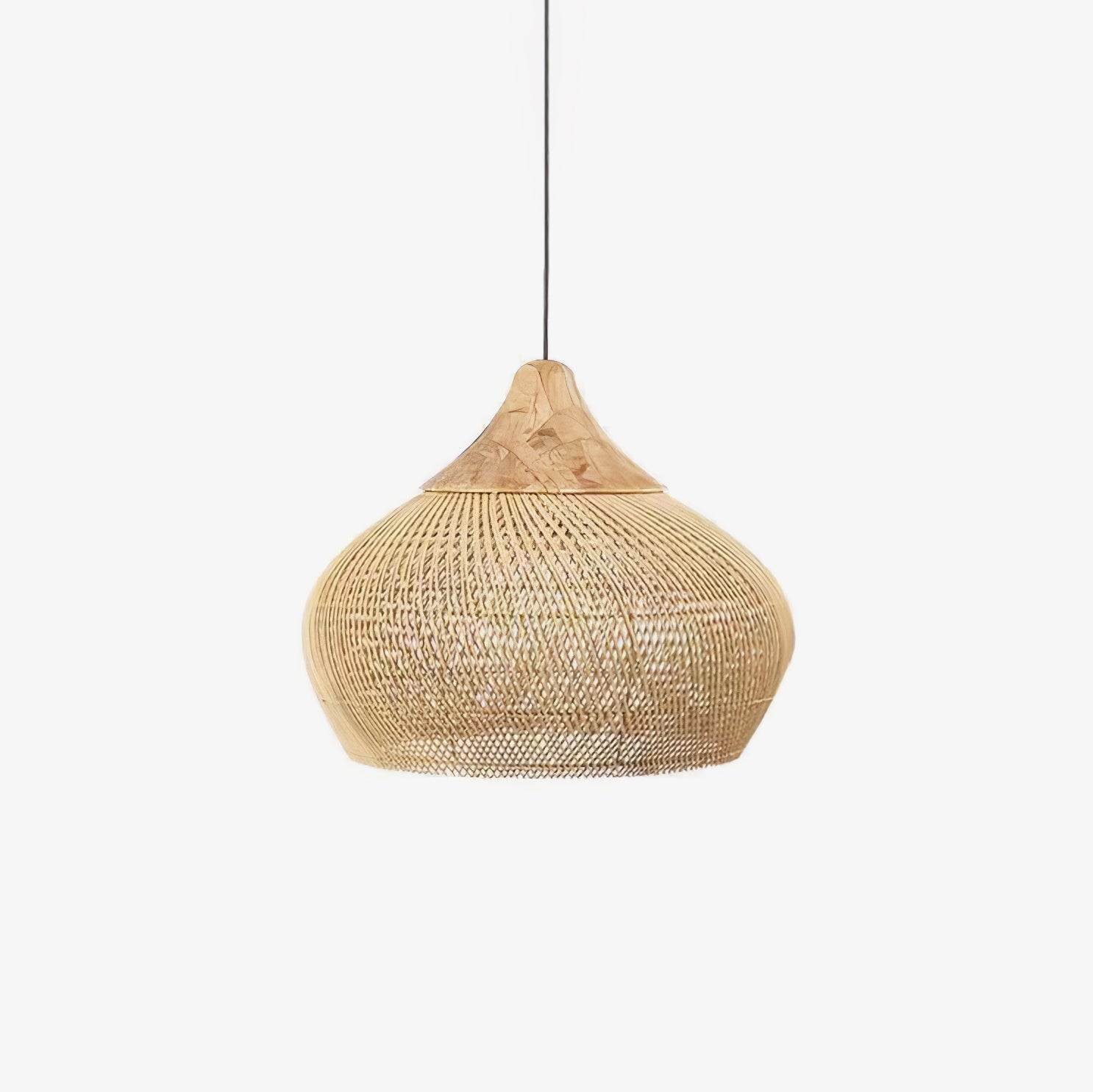 Braided Rattan Pendant Lamp - Blowlighting