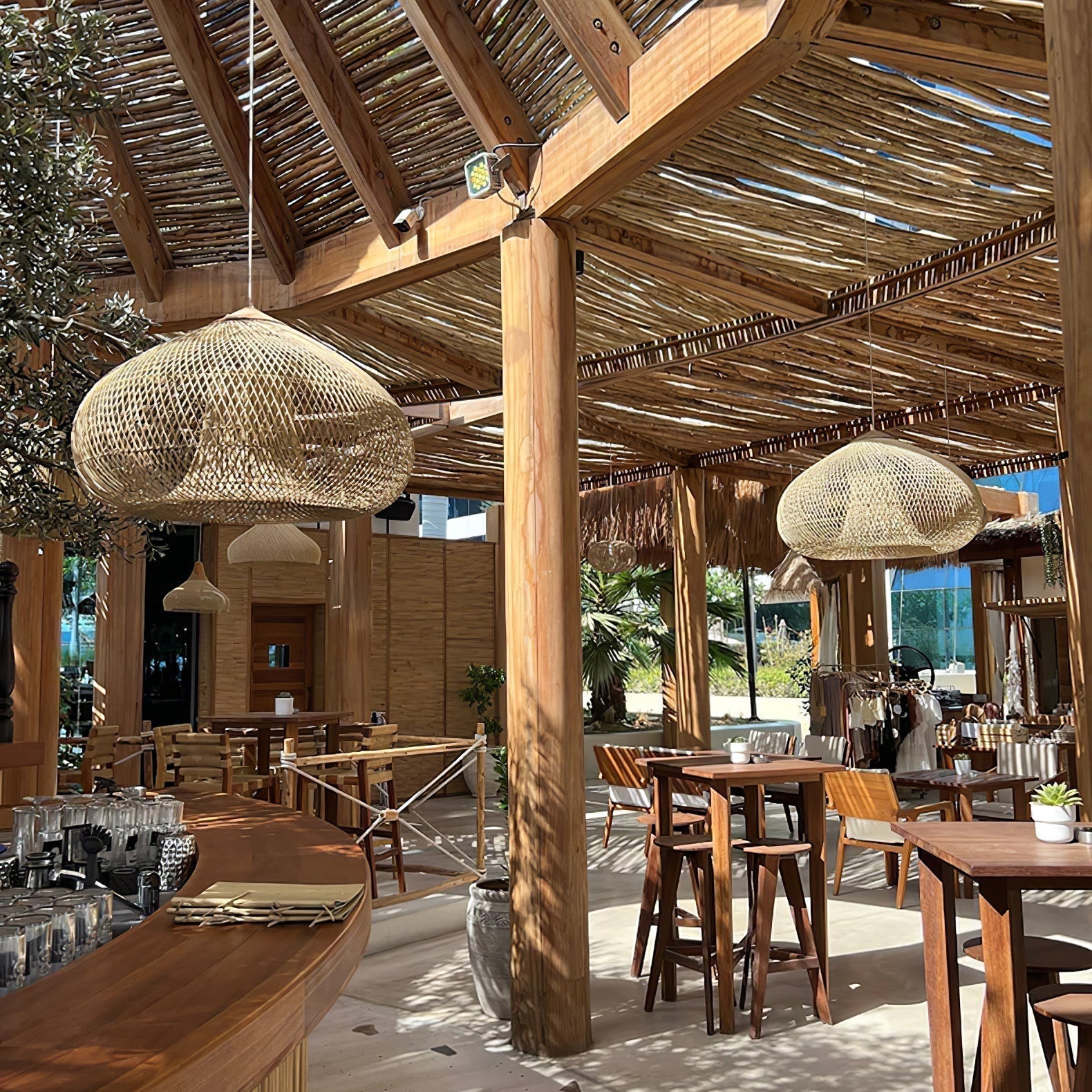 Braided Rattan Pendant Lamp - Blowlighting