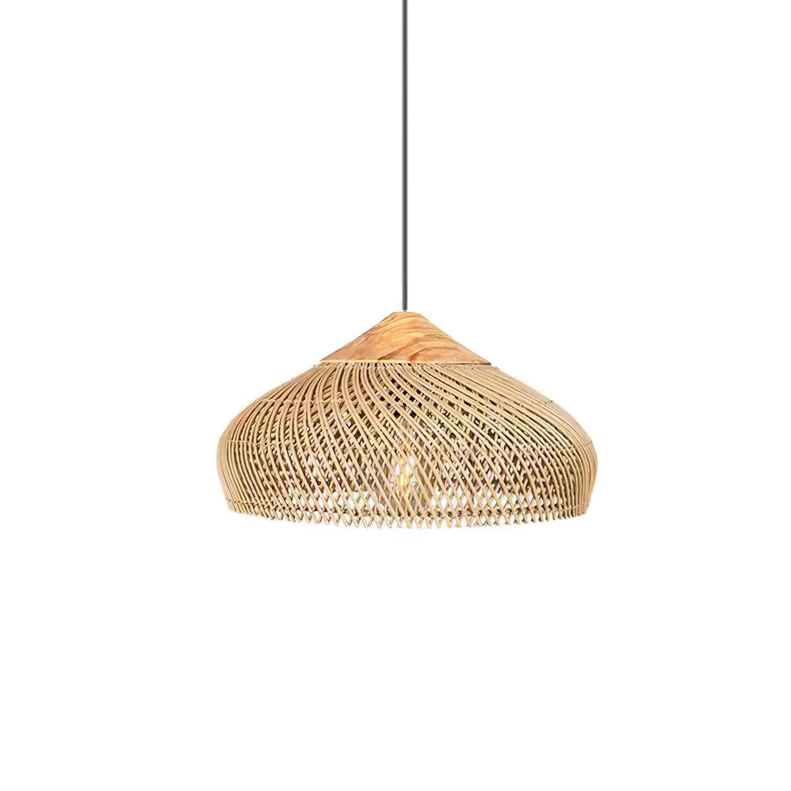 Braided Rattan Pendant Lamp - Blowlighting