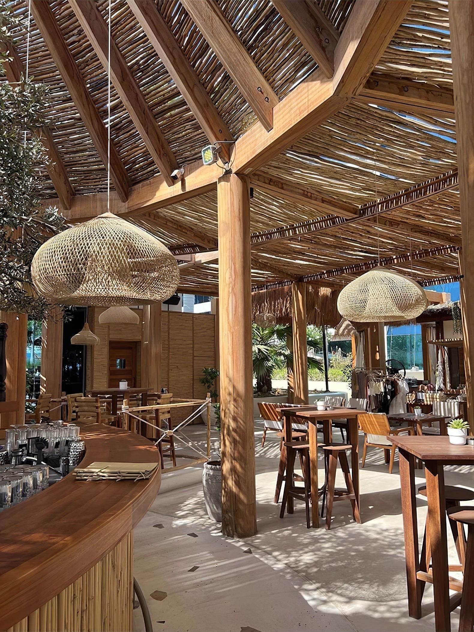 Braided Rattan Pendant Lamp - Blowlighting