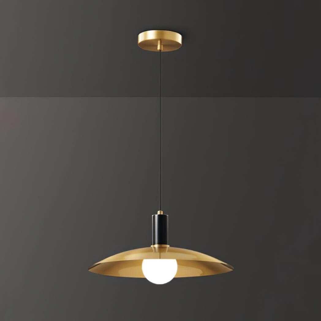 Brass Flared Pendant Lamp - Blowlighting