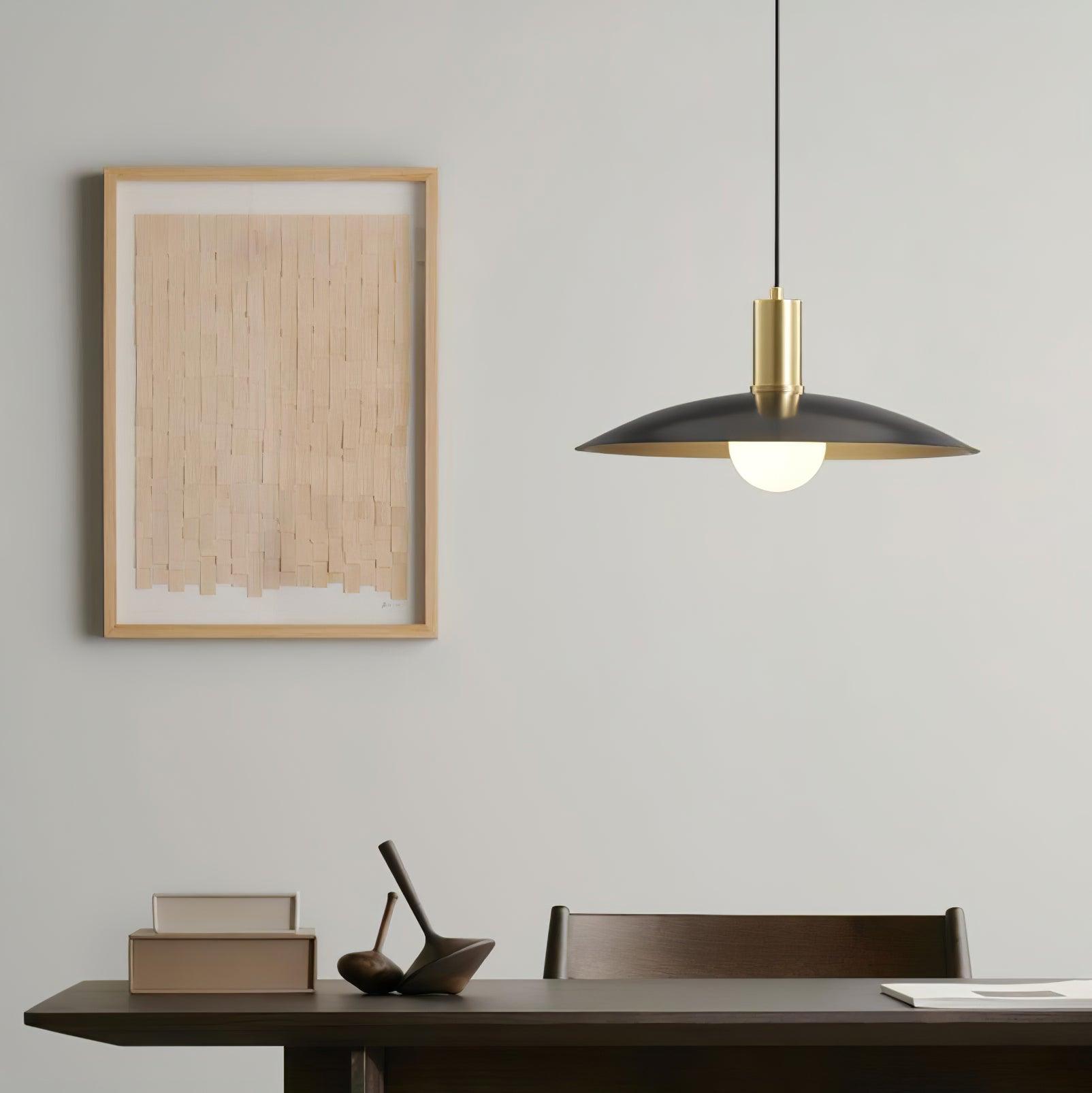 Brass Flared Pendant Lamp - Blowlighting