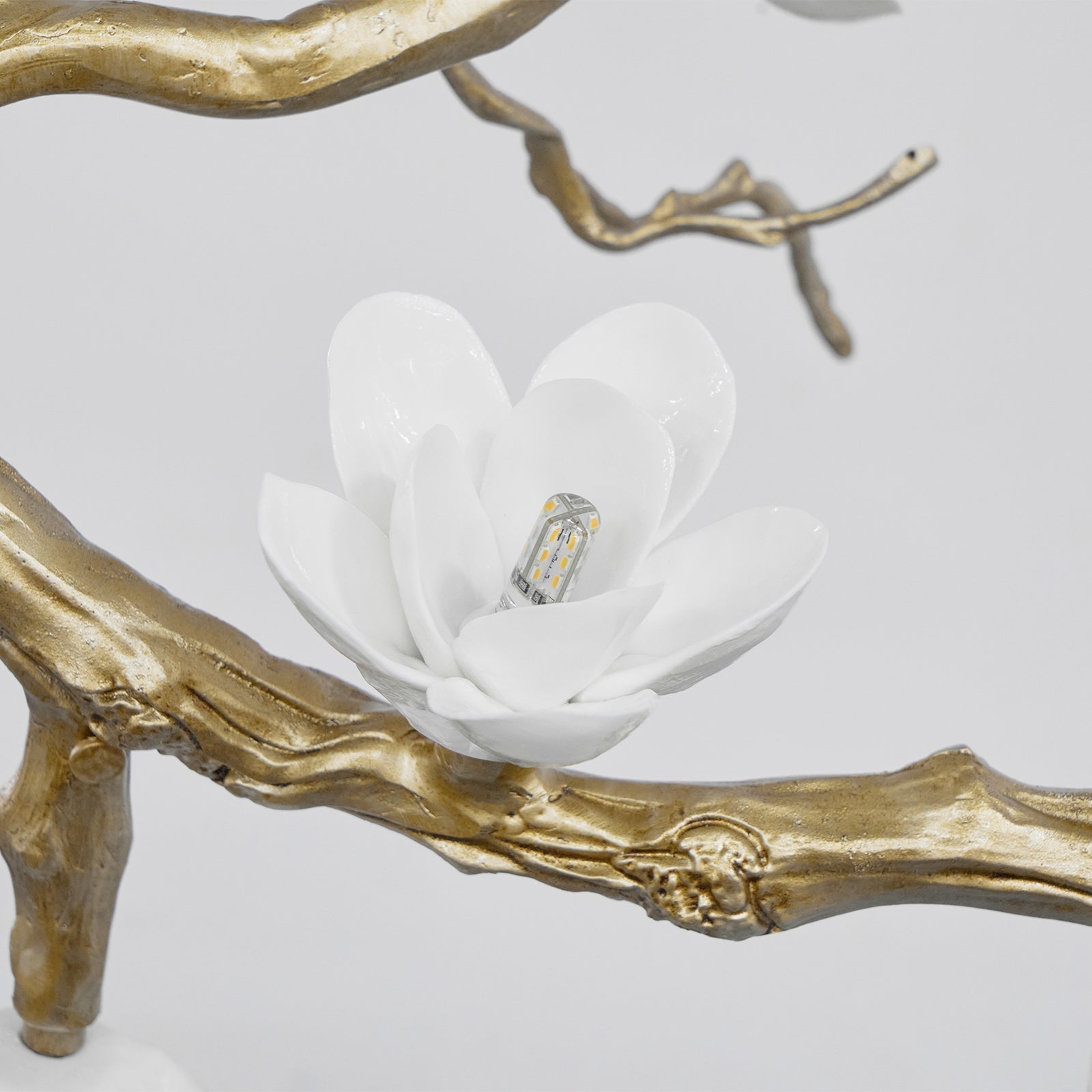 Brass Flower Branch Chandelier - Blowlighting