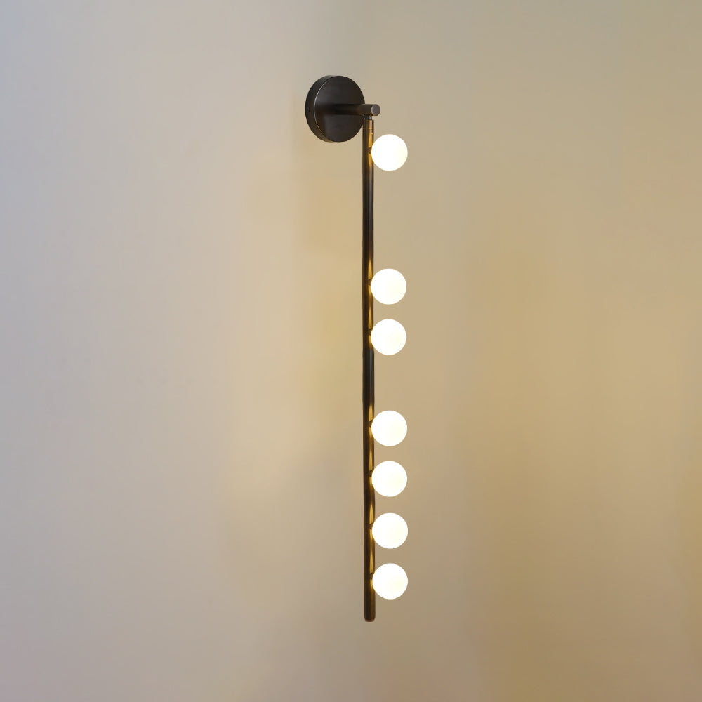 Brass Glass Tube Wall Lamp - Blowlighting