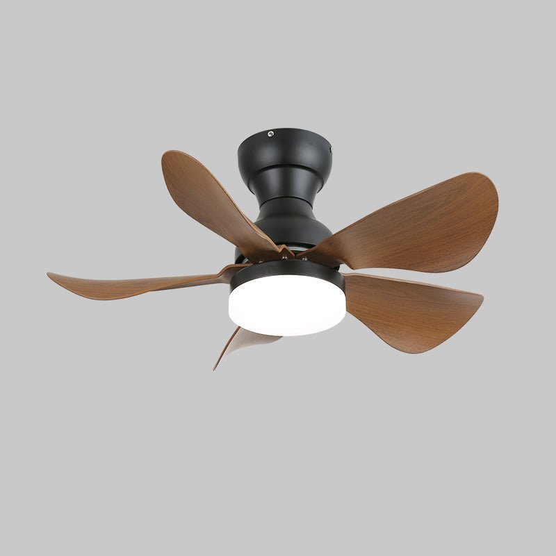 Ventilatore da soffitto Callen con luce effetto legno