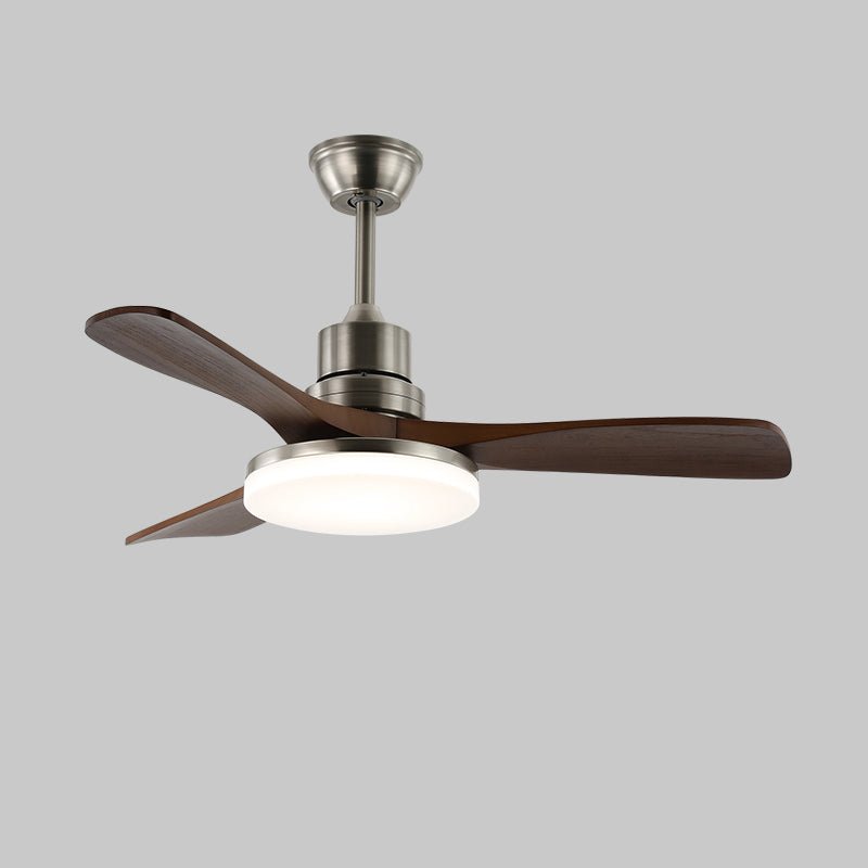 Schema che mostra le dimensioni del ventilatore da soffitto Kaelen con luce da 126 cm