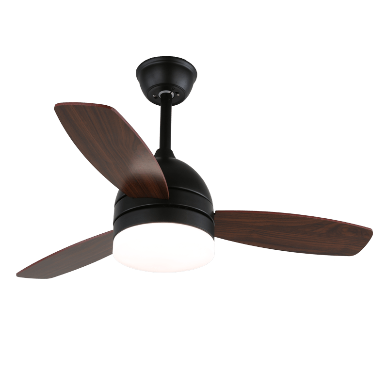 Ventilatore da Soffitto con Luce Minimalista in Legno Selena