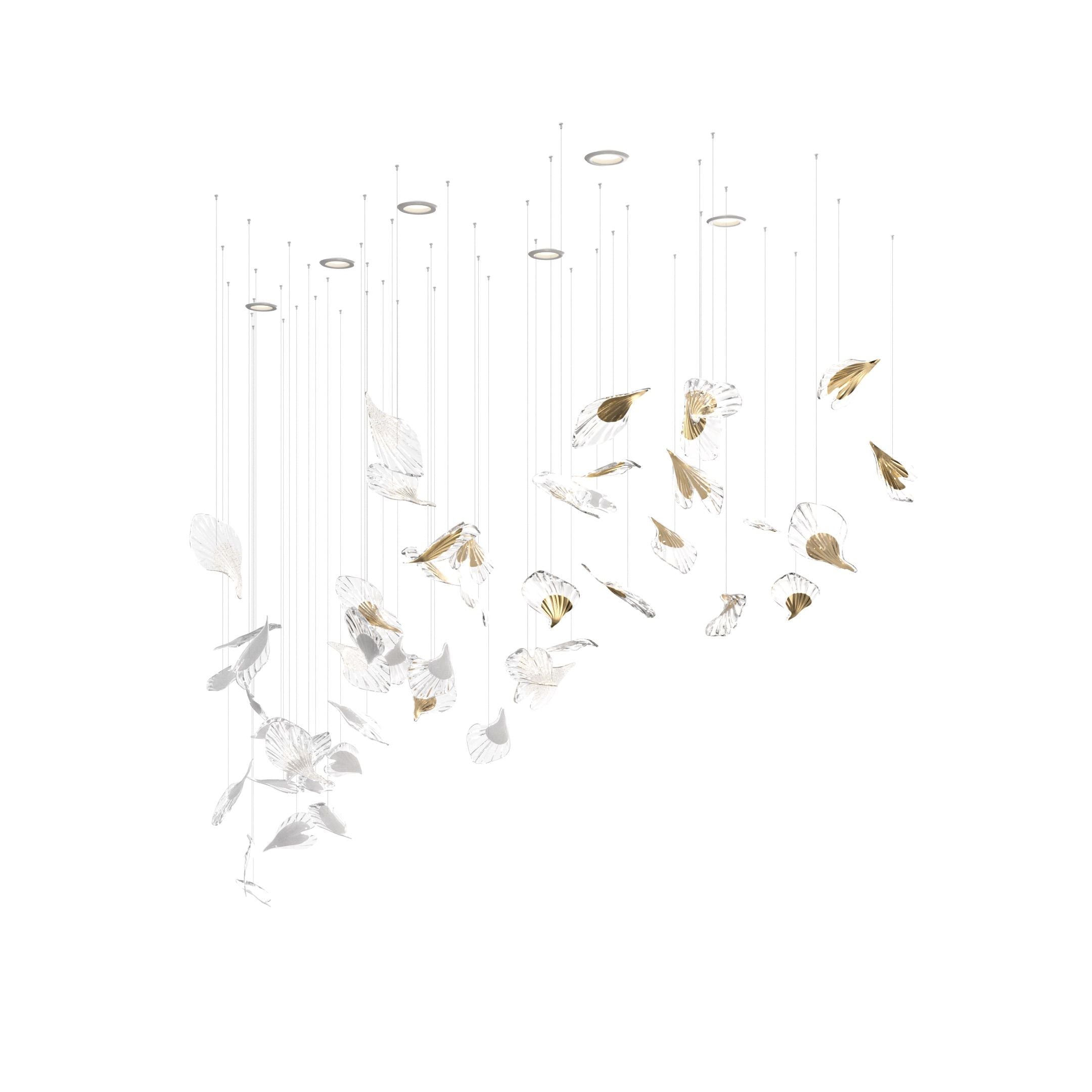 Asorus Artistic Leaf-Shape Chandelier - Blowlighting