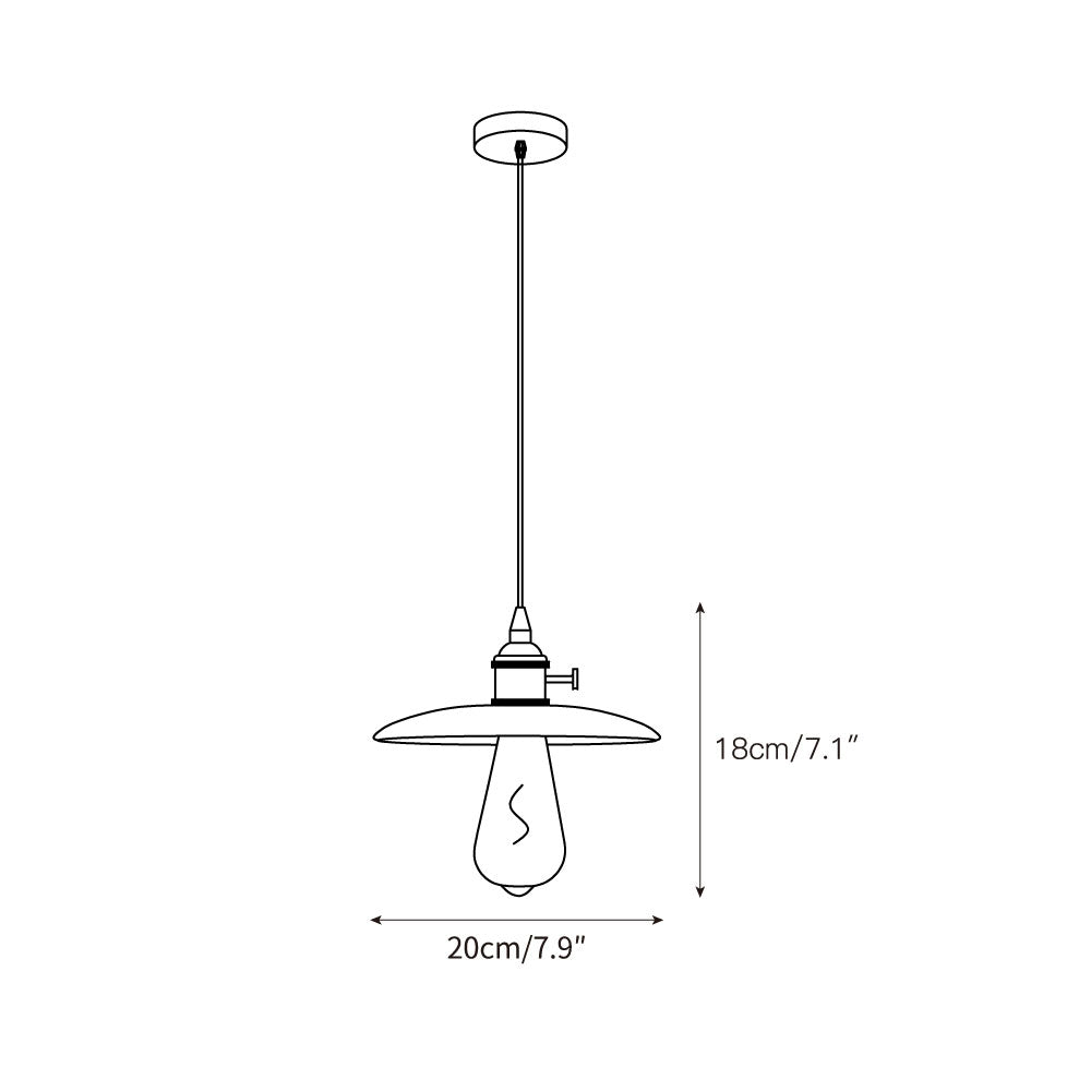 Metis Modern Minimalist Flat Beige Metal Travertine Pendant Lamp - Lamp Copper