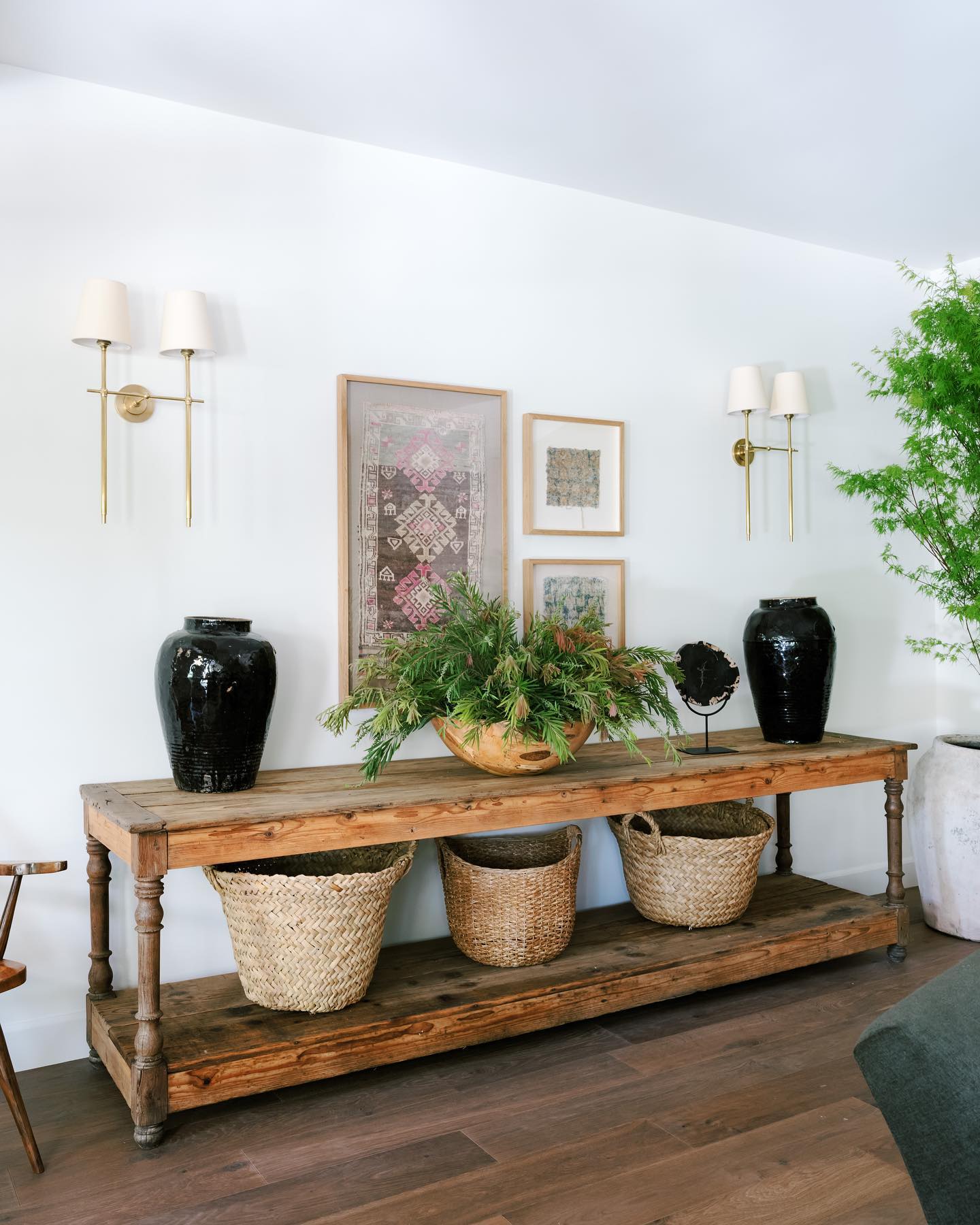 Platina Modern Minimalist Brass Fabric Wall Lamp - Lamp Copper