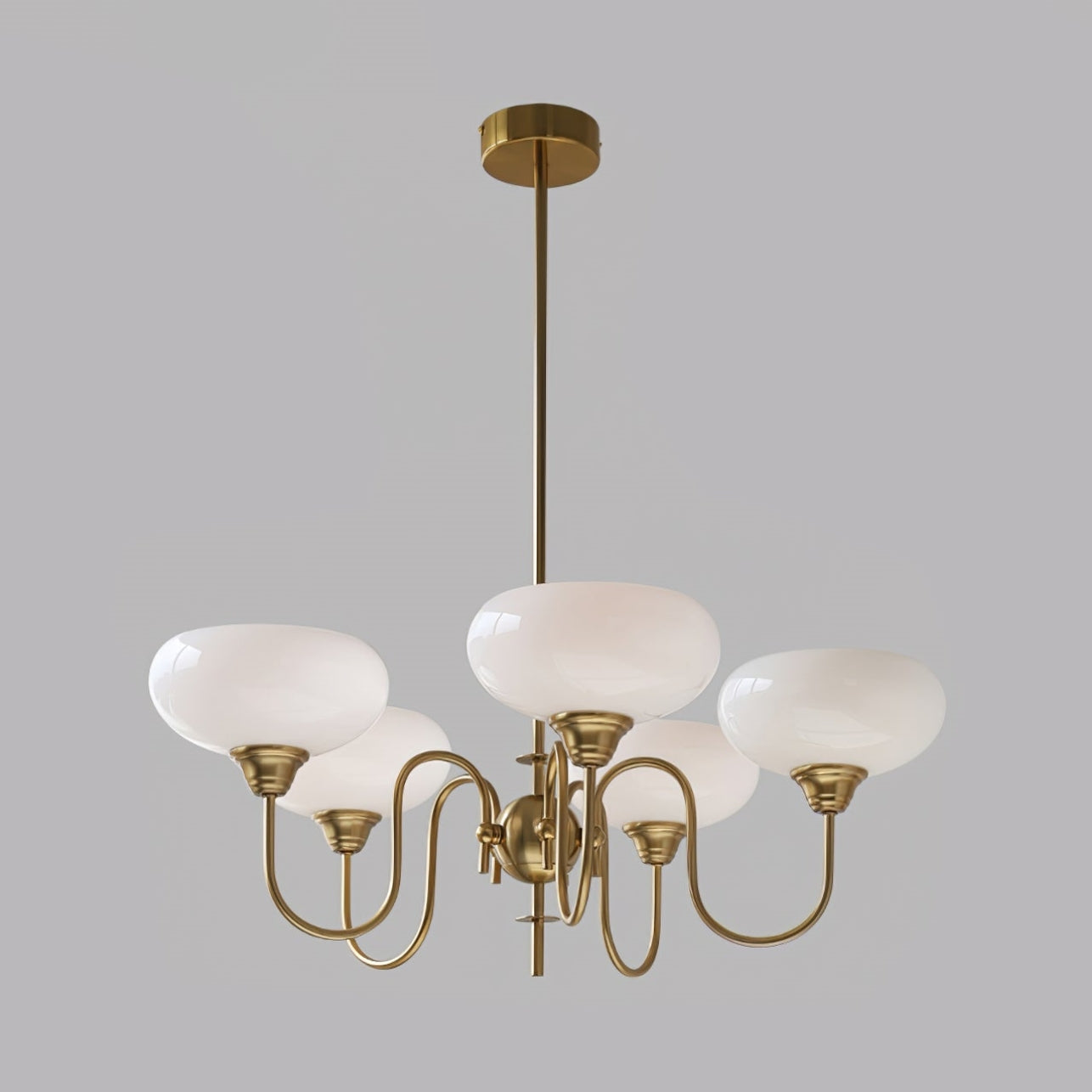 Arisha Vintage LED Metallo Vetro Lampade a Sospensione Soggiorno