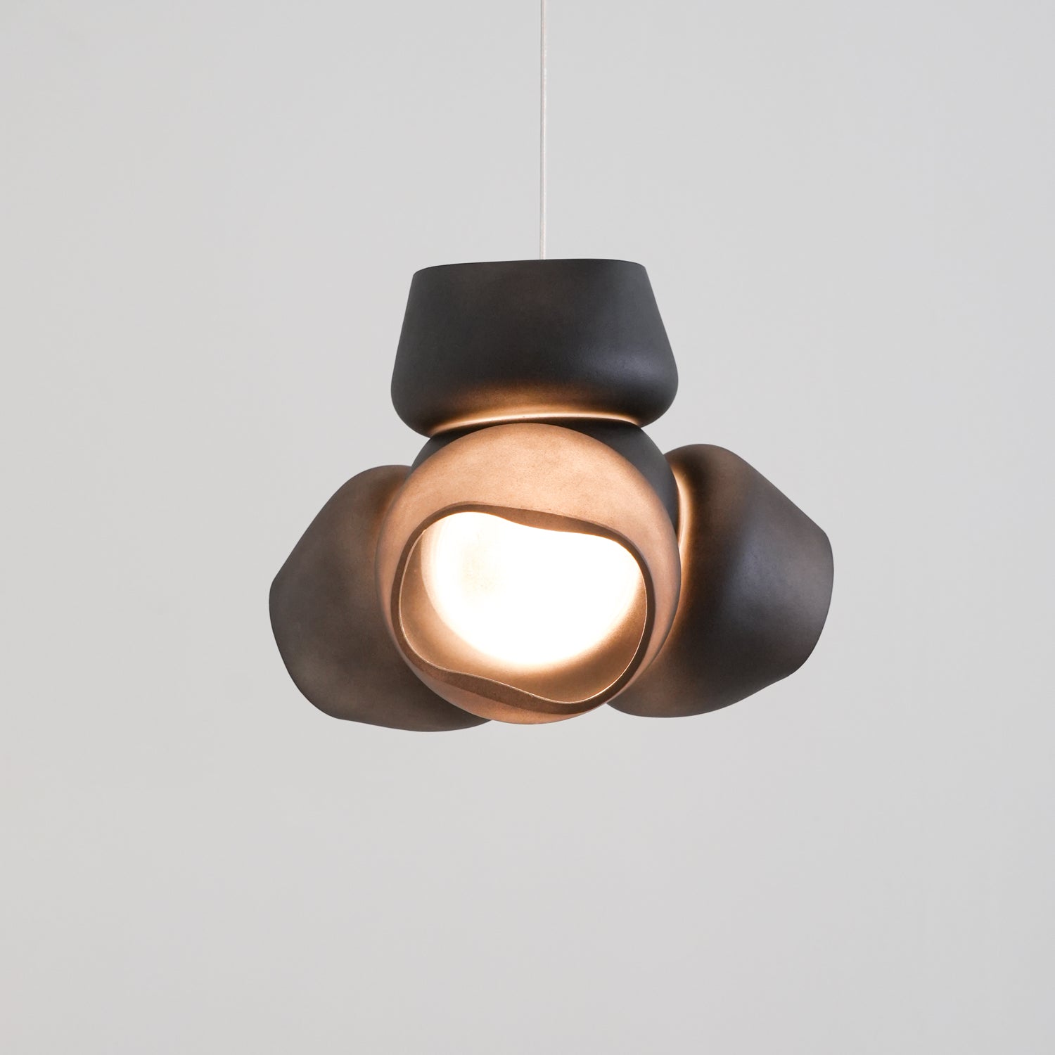Ushaor Individual Creativity Glass Pendant Light - Lamp Copper