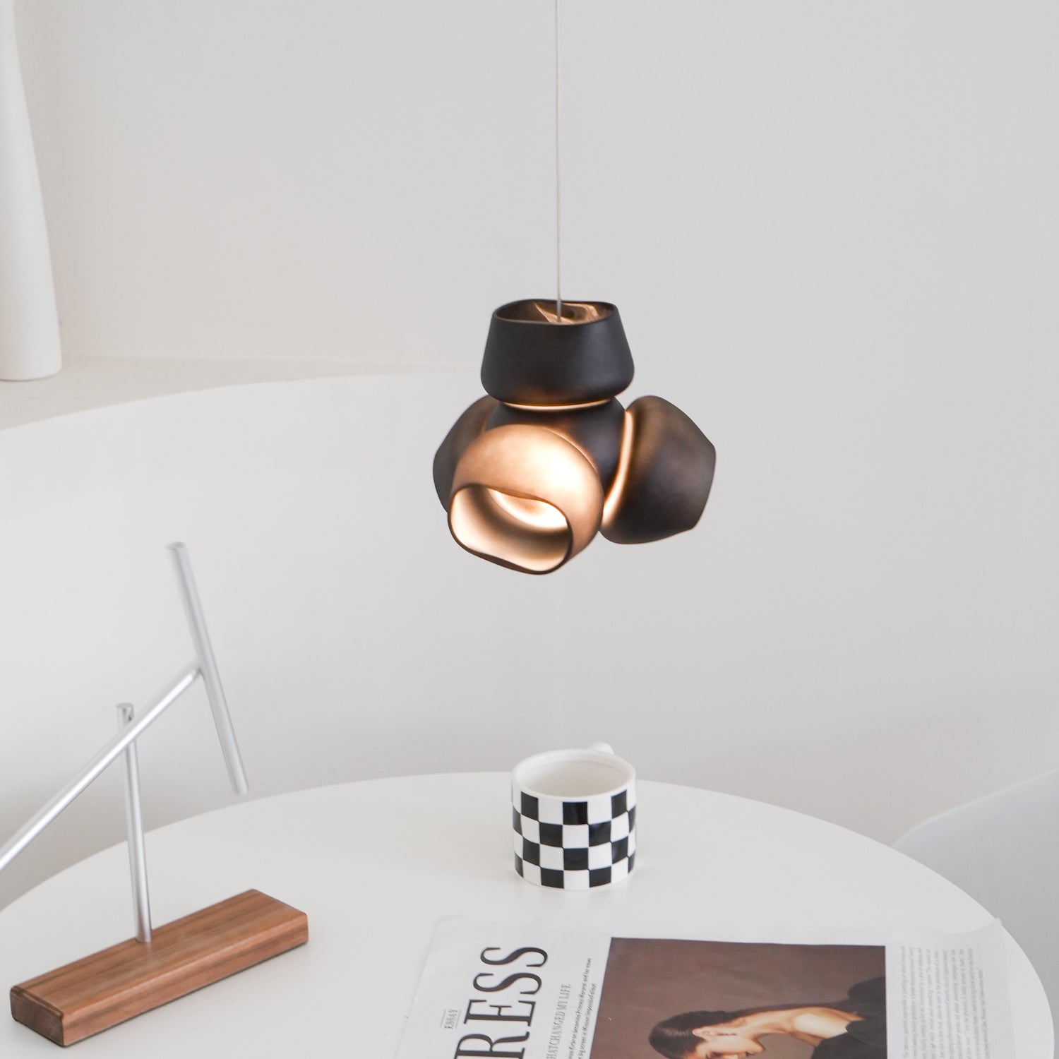 Ushaor Individual Creativity Glass Pendant Light - Lamp Copper