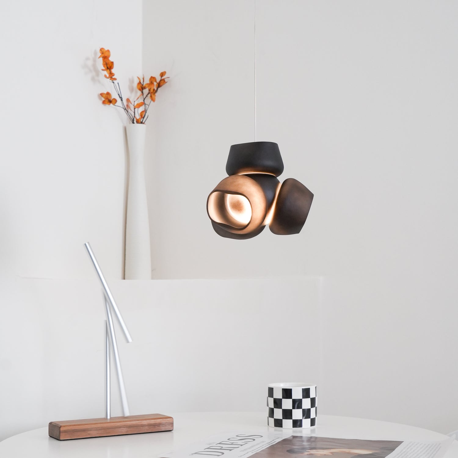 Zamarir Bubbles Cluster Metal Glass Pendant Light - Blowlighting