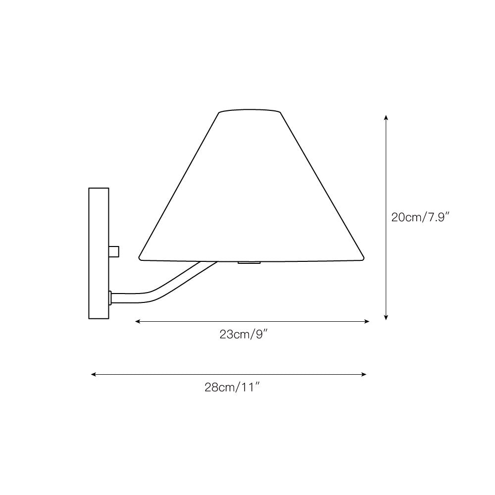 Aevum Modern Minimalist Brass Metal Sconce Wall Lamp - Lamp Copper