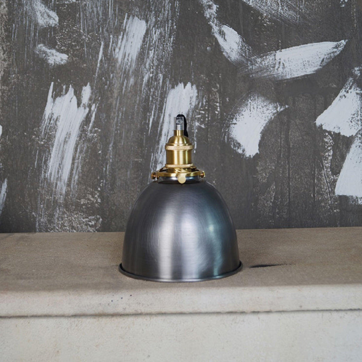 Radius Vintage Industrial Brass Metal Pendant Light - Lamp Copper