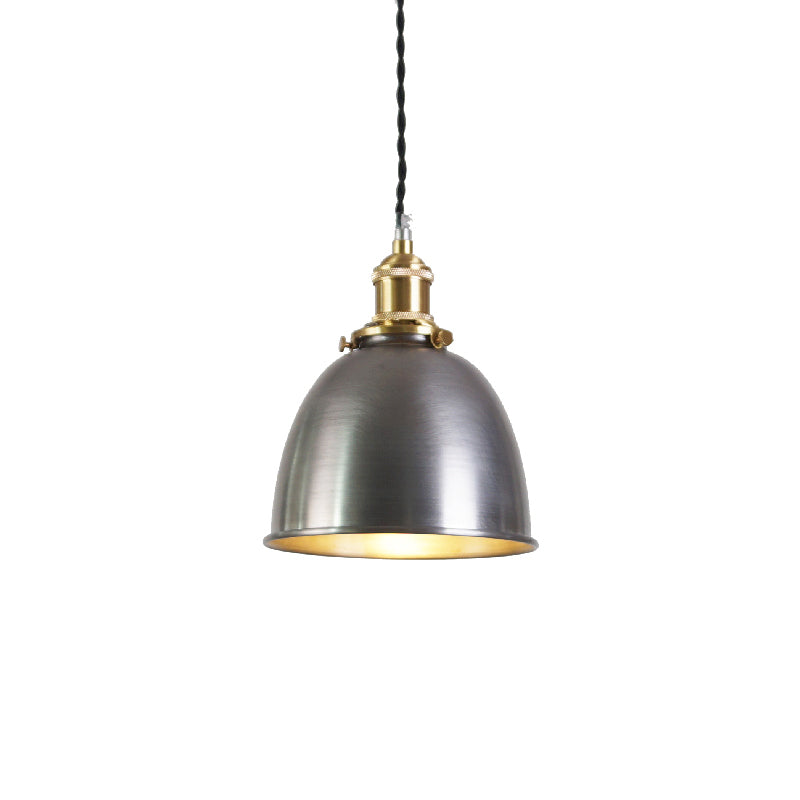 Radius Vintage Industrial Brass Metal Pendant Light - Lamp Copper